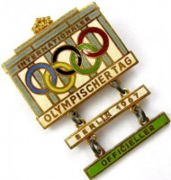 Нагрудный знак Участник Олимпийских игр, Берлин 1967 