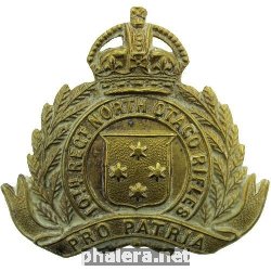 Знак 10th North Otago Rifles Regiment Cap Badge