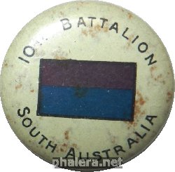 Знак 10 батальон Южная Австралия