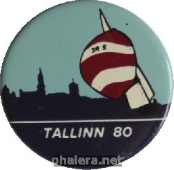 Нагрудный знак Таллин 1980 