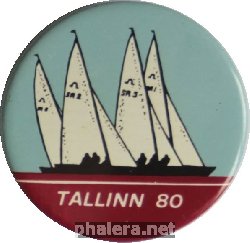Нагрудный знак Таллин 1980 
