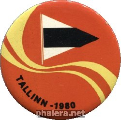 Нагрудный знак Парусный спорт, Таллин 1980 