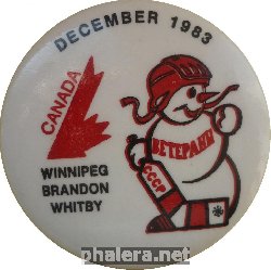 Знак Ветераны СССР-Канада, 1983
