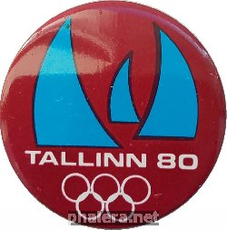Нагрудный знак Таллинн 80, Парусный спорт. Олимпиада 
