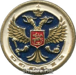 Нагрудный знак Герб России орел 