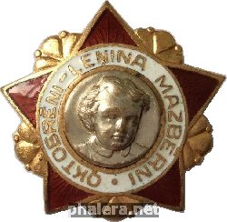 Знак Октябрята - внучата Ильича