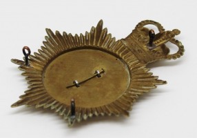 Нагрудный знак Obsolete British Transport Police Helmet Plate Badge 