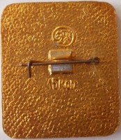 Нагрудный знак Советсвие хоккеисты чемпионы Мира и Европы, Стокгольм 1954 