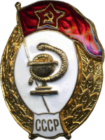 Badge Medical normal military school  