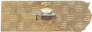 Нагрудный знак 10 лет Красноярской ГЭС 