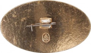 Нагрудный знак Ю.А.ГАГАРИН, 1934-1968 