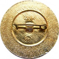 Нагрудный знак Герой советского союза, летчик-космонавт СССР,  Титов Г.С. 