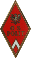 Нагрудный знак Офицерская политическая школа 