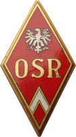 Badge Officer radio-technical school 