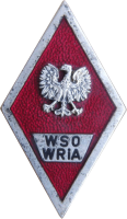 Badge High officer artillery school 