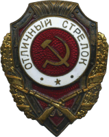 Badge Excellent gunner 