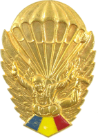Нагрудный знак Парашютист, золотой 