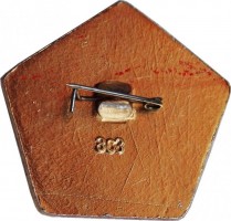Нагрудный знак Ю.А. Гагарин Космос 1961-1976 