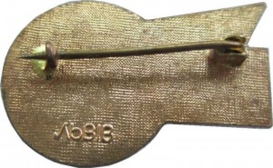 Нагрудный знак 100 Лет Стрыйскому вагоноремонтному заводу. 1874-1974 