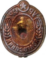 Нагрудный знак Дсо Колхозник   Усср 