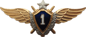 Нагрудный знак Летчик 1 класса 