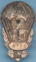 Нагрудный знак Парашютист 