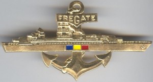 Badge Fregate, gold 