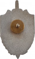 Нагрудный знак 10 лет Государственной морской инспекции (1998-2008). Погрануправление ФСБ по Хабаровскому краю и Еврейскому автономному округу. 