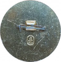 Нагрудный знак 10 лет первой самоходной лаборатории на Луне, Луноход-1. 1970-1980 