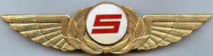 Badge Pilot STERLING AIRWAYS cap badge  