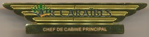 Badge Air Caraibes Airlines Stewardess Cabin 