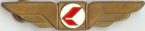 Нагрудный знак Pacific Western Airlines бортпроводница 