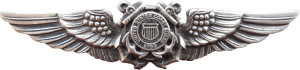 Badge US Coast Guard Auxiliary Aviator Wing 
