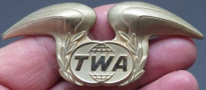Нагрудный знак TWA Agent 