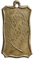 Нагрудный знак В память кончины Льва Николаевича Толстого 7 ноября 1910 г. 