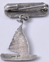Нагрудный знак Спартакиада народов СССР 1956. Парусный спорт 