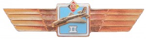Нагрудный знак Пилот 2 класса 