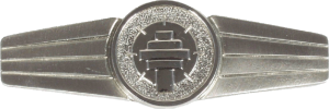 Badge Air traffic control, silver 