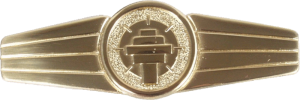 Badge Air traffic control, gold 