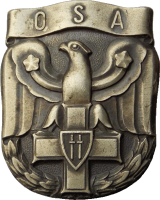 Знак Officer artillery school