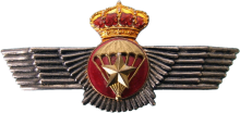 Знак Parachutist observer