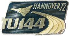 Знак Ту-144, Ганновер 1972