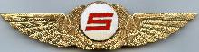 Знак Pilot STERLING AIRWAYS cap badge 
