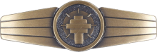 Знак Air traffic control, bronze