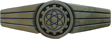 Знак Авиатехник, бронзовый