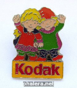 Знак Зимние Олимпийские игры 1994 Лиллехаммер, значок спонсора KODAK.