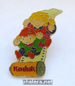 Знак Зимние Олимпийские игры 1994 Лиллехаммер, значок спонсора KODAK.