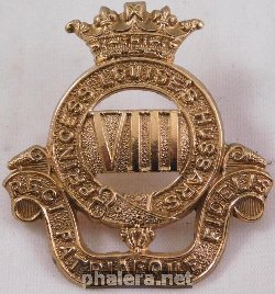 Знак 8-ой канадский гусарский, принцессы Луизы полк