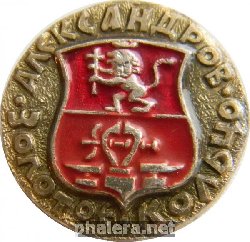 Нагрудный знак Александров ЗОЛОТОЕ КОЛЬЦО 