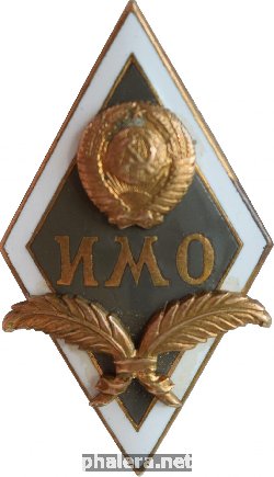 Нагрудный знак Институт Международных Отношений 